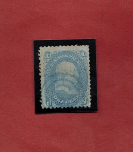 Stamps U.S. #92 F.Grill,Used,Ave,Full Grill 11x15pts. (P5322) - Picture 1 of 1