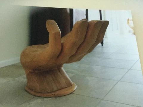 Very JOHN DICKINSON looking Solid Wood Chair Cover