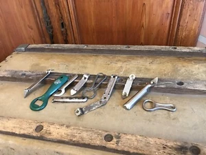 Vintage Beer Bottle Openers Left behind MAINE Lake Camp Lot of 6 - Picture 1 of 5