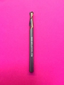 HARTMETALL KUGELFRÄSER SCHAFTFRÄSER 1/4 ZOLL DURCHMESSER 3/4 ZOLL LOC 2 FLÖTE 2,5 ZOLL OAL 30 GRAD HELIX - Bild 1 von 5