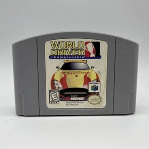Nintendo N64 World Driver Championship Auténtico Probado y Funcionando a mitad de camino 1999 - Imagen 1 de 3