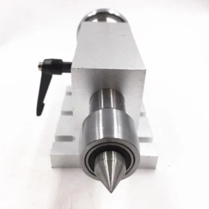 Live Center Tailstock Rotary Axis 4th A axis MT2 Tail-stock CNC Router Engraving - Picture 1 of 11