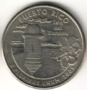 USA - 2009D - Washington ¼ Dollar - Puerto Rico - Low Mintage - #9749 - Picture 1 of 2