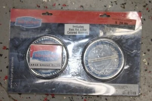 Kuryakyn 00-13 FLHT/ FLTR Deluxe Gauge Bezels Large 3781 - Bild 1 von 2