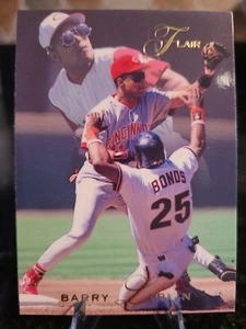 1993 Flair Baseball Barry Larkin #27 Reds - Bild 1 von 2