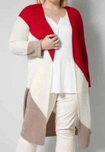 Strickjacke Longstrickjacke Damen Strickmantel Cardigan Viskose Kaschmir 48 - Bild 1 von 5