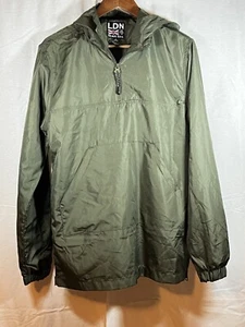 LDN London Brave Soul Whispering Smith Rain Jacket Mens Large Green - Picture 1 of 9