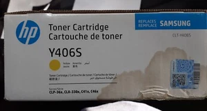 HP SU462A CLT-Y406S Y406S Yellow Toner Cartridge for Samsung CLP-36x/CLX-330x - Photo 1/9