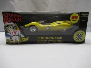 Speed Racer Shooting Star 1:18 Scale Die Cast Metal American Muscle Car Yellow#9 - Picture 1 of 9