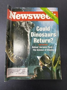 Newsweek June 14 1993 Jurassic Park Dinosaur Michael Jordan Magazine - Picture 1 of 3