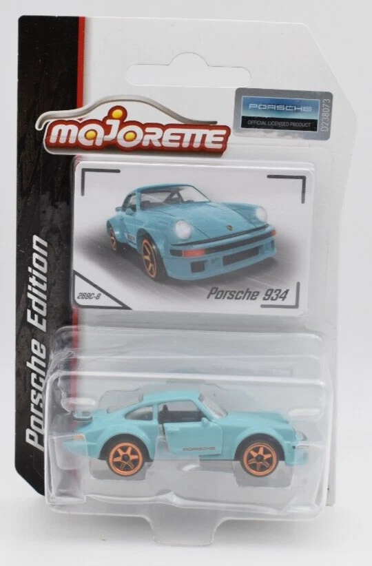 Majorette Porsche Edition Porsche 934 azzurro. metallo. Blister - Immagine 1 di 1