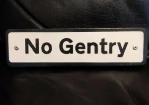 Chu - No Gentry - Original Aerosol Painting on Wood - RARE - BANKSY EINE STIK - Picture 1 of 12