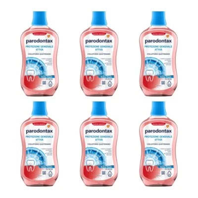 6pz PARODONTAX Protezione gengivale attiva Extra fresh colluttorio 500ml - Immagine 1 di 4