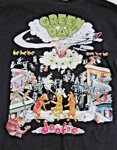 Green Day Dookie schwarz Grafik T-Shirt Grafik Metal & Rock Band Tees XL GT-18 - Bild 1 von 4