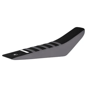 Cubierta de asiento Gas MC 65 2024-2025 de Enjoy Mfg GRIS/NEGRO/GEY costillas #426 - Imagen 1 de 3