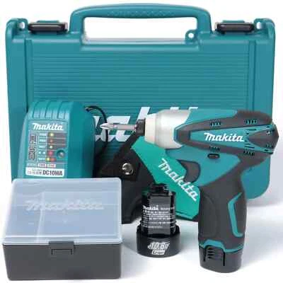 Makita TD090DWX 10.8V Rechargeable Impact Driver Kit 90Nm 2Bat. & Charger w/Case - Image 1 of 4