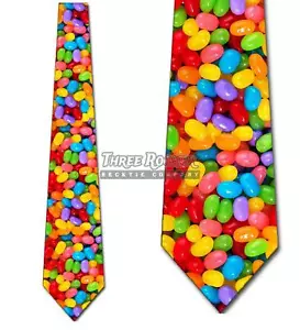 Jelly Bean Ties Men's Easter Candy Tie Holiday Necktie - Picture 1 of 3