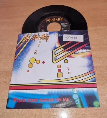 DEF LEPPARD Pour some sugar on me 7" HOLLAND SINGLE VINYL 1987 ULTRA RARE HEAVY - Image 1 of 3