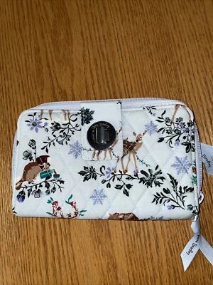 Vera Bradley TURN-LOCK ZIP WALLET in Merry Mischief Snow Day - NWT, RFID - Image 1 of 4