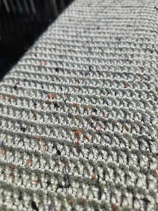 Olive Green Earthy Baby/Toddler Crochet Blanket 29"X29" 100% Handmade - Picture 1 of 4