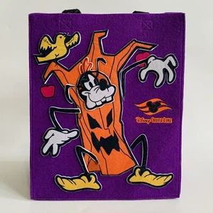 Disney Cruise Line 2024 Halloween High Seas Goofy Candy Bag Tote Heavy Felt - Picture 1 of 16