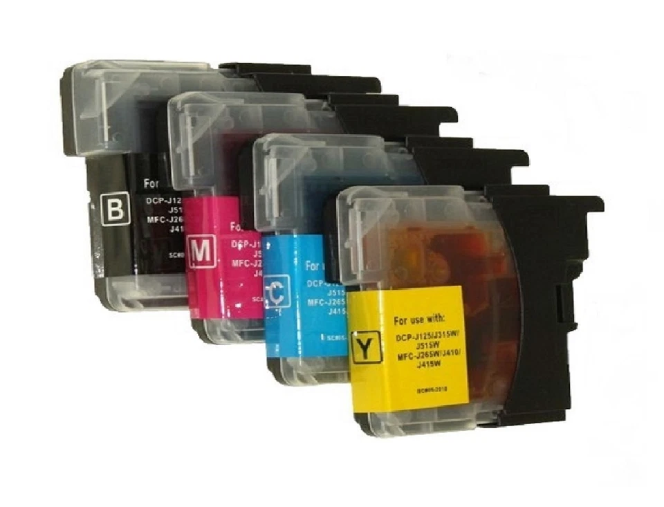 4Kompatibel mit Brother MFC-J265W MFC-J410 MFC-J415W MFC-J125 MFC-J140W MFC-515W - Bild 1 von 1