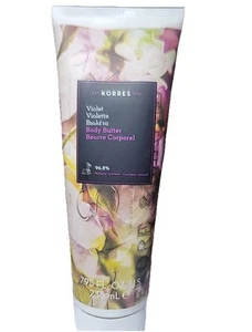 Korres Body Butter Moisturizer, VIOLET, 7.95 oz SEALED Brand New - Picture 1 of 1