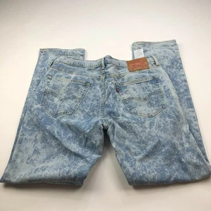 Pantalones de mezclilla para hombre Levi's 541 34x34 etiqueta (real 36W 33L) pintura recta salpicaduras - Imagen 1 de 8