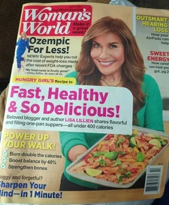 Woman's World Magazine April 7th ~ Hungry Girl's Recipe to Fast, Healthy, Delici - Picture 1 of 1