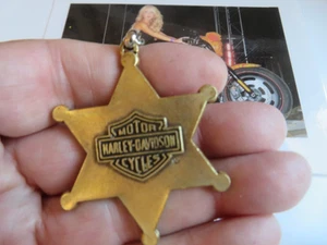HARLEY-DAVIDSON MOTORRÄDER SCHLÜSSELANHÄNGER-GOLD & SCHWARZ-AUS METALL KEIN KUNSTSTOFF - Bild 1 von 7