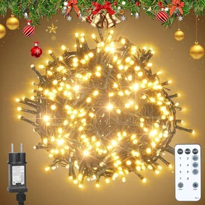Luci Albero Di Natale 420 Leds 50.28+3M Stringa Luce Esterno Interno IP65 Con Te - Foto 1 di 12