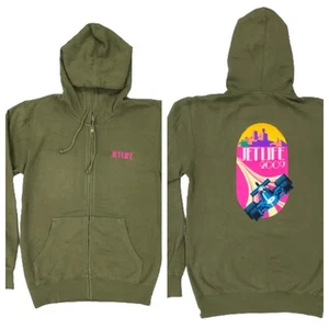 Jet Life Monaco Graphic Hoodie Full Zip Grün Gr. L Herren » - Bild 1 von 7