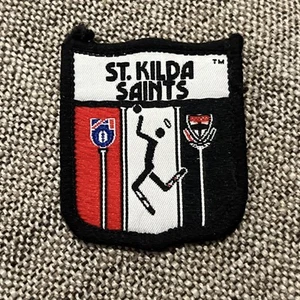 VINTAGE VFL ST.KILDA SAINTS FOOTBALL CLUB EMBROIDERED PATCH CLOTH BADGE - Bild 1 von 9