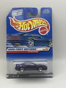 Hot Wheels 1999 First Editions '99 Mustangs #909 Purple Collectible Toy Car #2 - Picture 1 of 6