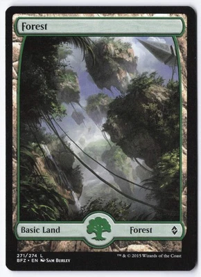 Forest () - Full Art L Battle for Zendikar 271 LP - Image 1 of 2