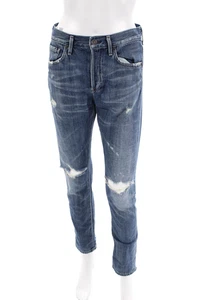 Citizens of Humanity Womens Cotton Pocketed Distressed Detail Jeans Blue Size 23 - Picture 1 of 7