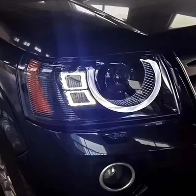 1 par de conjunto de farol de LED para Land Rover Range Rover Sport L320 2010-2013 - Imagem 1 de 4