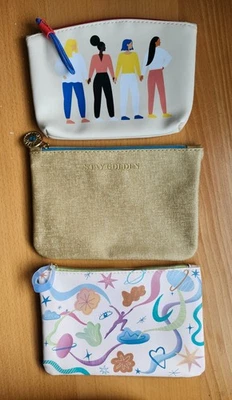 Ipsy Bags, Lot of 3, Women, Gold, Multicolor - Image 1 of 3