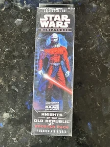 WOC Star Wars Miniatures Knights Of The Republic Booster Pack Minor Wear On Box - Picture 1 of 4
