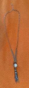 Double Chain Necklace With Pendant - Bild 1 von 2