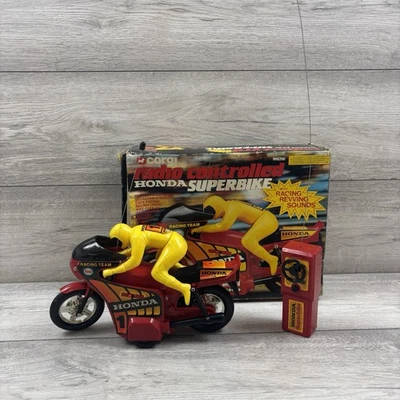 Vintage Corgi M6200 Battery Radio Operated Controlled Honda Superbike Boxed - Image 1 of 4