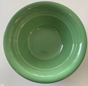 Vintage 8 3/4" Homer Laughlin Harlequin Medium Green Serving Bowl w/Ring Pattern - Picture 1 of 8