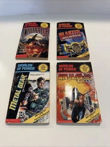 WORLDS OF POWER Book Lot 1-3 & 7 F.X. Blaster Master Ninja Metal Infiltrator - Picture 1 of 12