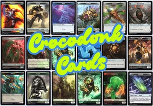 Juego de 16 fichas de doble cara MTG Commander Edge of Eterneties + fichas de tarjeta perforada - Imagen 1 de 18