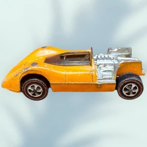 Vintage 1968 Hot Wheels Redline McLaren M6a Diecast Orange - Picture 1 of 5