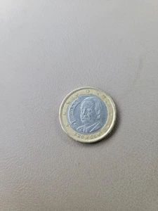 Spain 1 Euro 2001 Bi-Metallic Coin, Espana, King Juan Carlos I. Uncertified.  - Picture 1 of 2