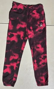 Nike Air Jordan Boys Gym Red Black Sweats Joggers Size Large Unisex Youth - Picture 1 of 6