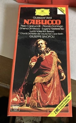 Estate auction Verdi Nambucco Sinopoli 2 Cassette Box Set With Booklet - Image 1 of 4