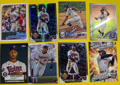 Byron Buxton Lot 2016 Bowman 2018 Topps 2023 Topps Chrome Prism & more LOOK! - Image 1 of 2