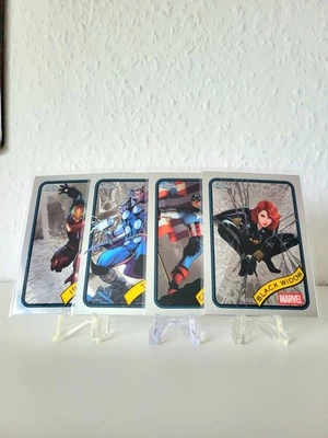 Captain America, Iron Man, Widow, Thor - Topps Marvel Chrome 2025 - Base Bundle - Bild 1 von 4